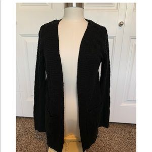 Black cardigan